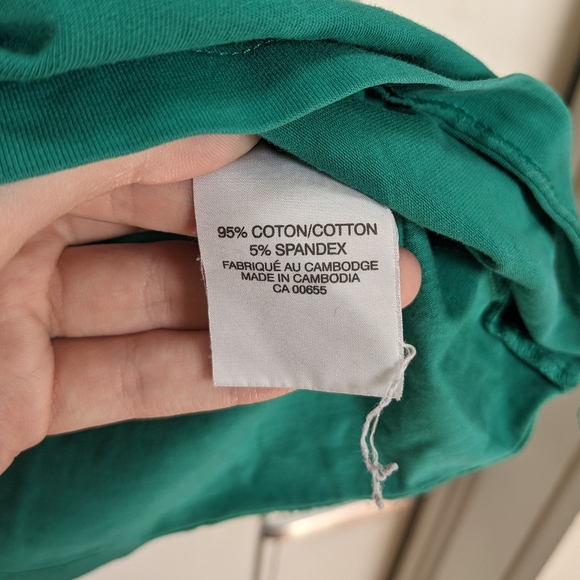 Smart Set Green V-Neck T-Shirt - Picture 4 of 5